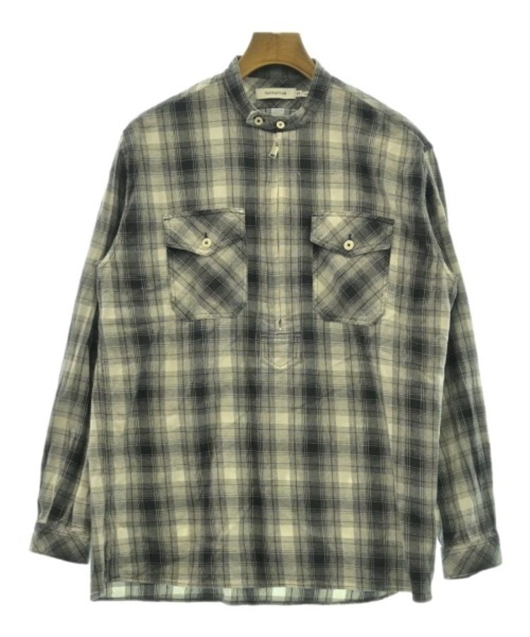 ラグタグ(RAGTAG)のnonnative ノンネイティブ メンズ カジュアルシャツ サイズ：0(XS位) グレーx白(チェック)