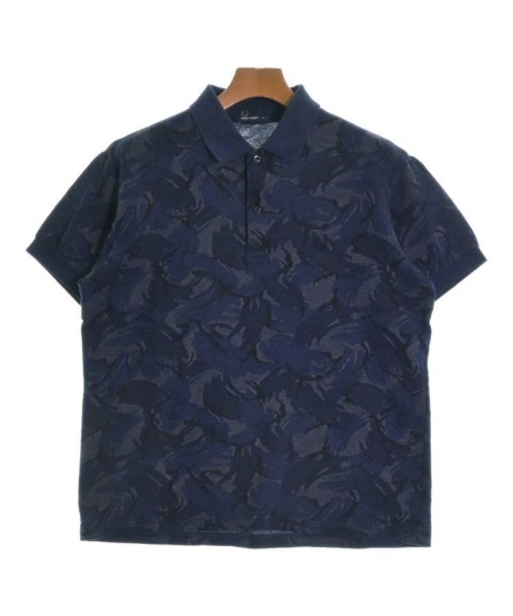 ラグタグ(RAGTAG)のFRED PERRY フレッドペリー メンズ ポロシャツ サイズ：L 紺等(総柄)