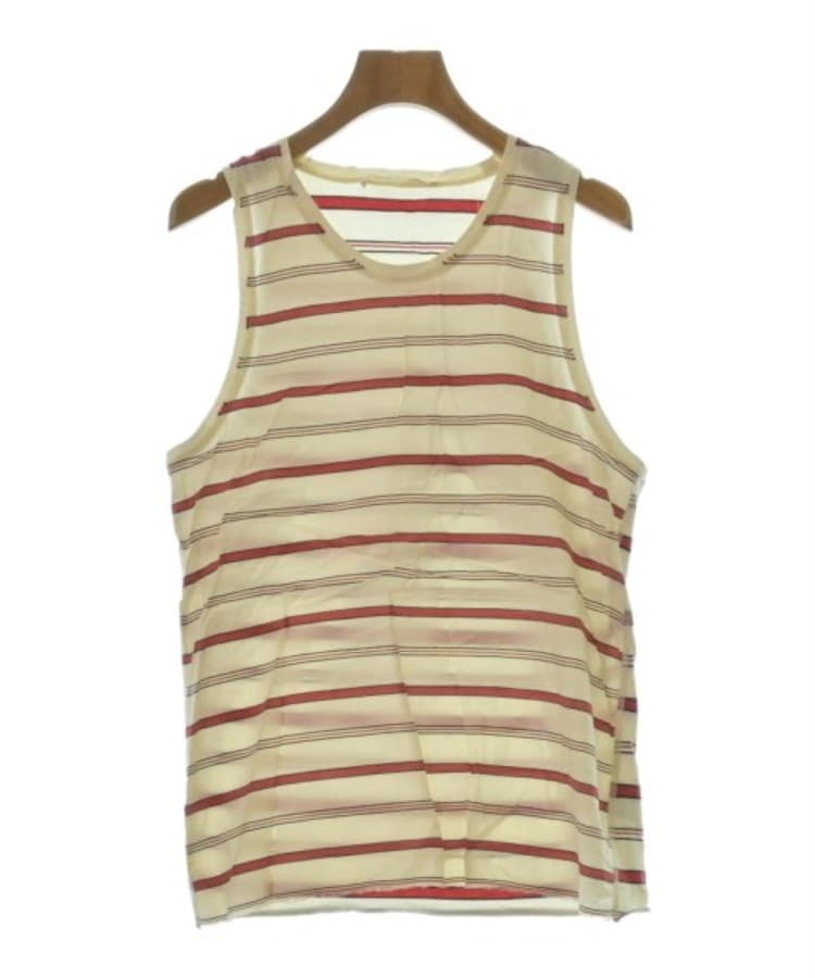 ラグタグ(RAGTAG)のMARC JACOBS マークジェイコブス レディース タンクトップ サイズ：XS アイボリー系x赤x黒(ボーダー)