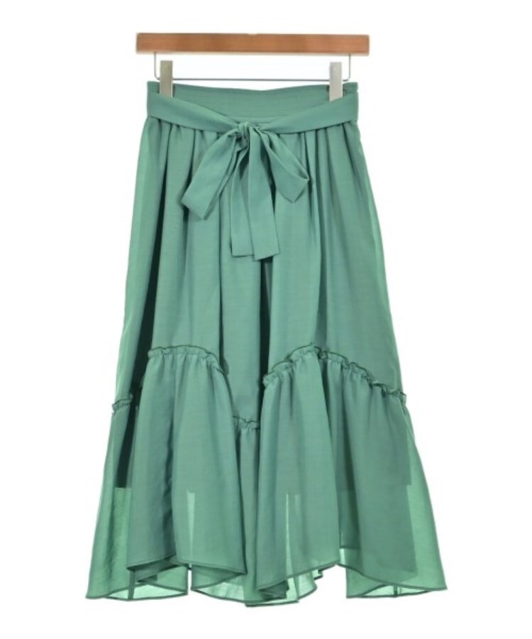 ラグタグ(RAGTAG)のJILLSTUART ジルスチュアート レディース ロング・マキシ丈スカート サイズ：0(XS位) 緑
