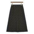 ラグタグ(RAGTAG)のSpick and Span スピックアンドスパン レディース ロング・マキシ丈スカート サイズ：38(M位) 黒xベージュ(ドット)