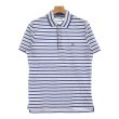 ラグタグ(RAGTAG)のLACOSTE ラコステ メンズ ポロシャツ サイズ：3(M位) 青x白(ボーダー)