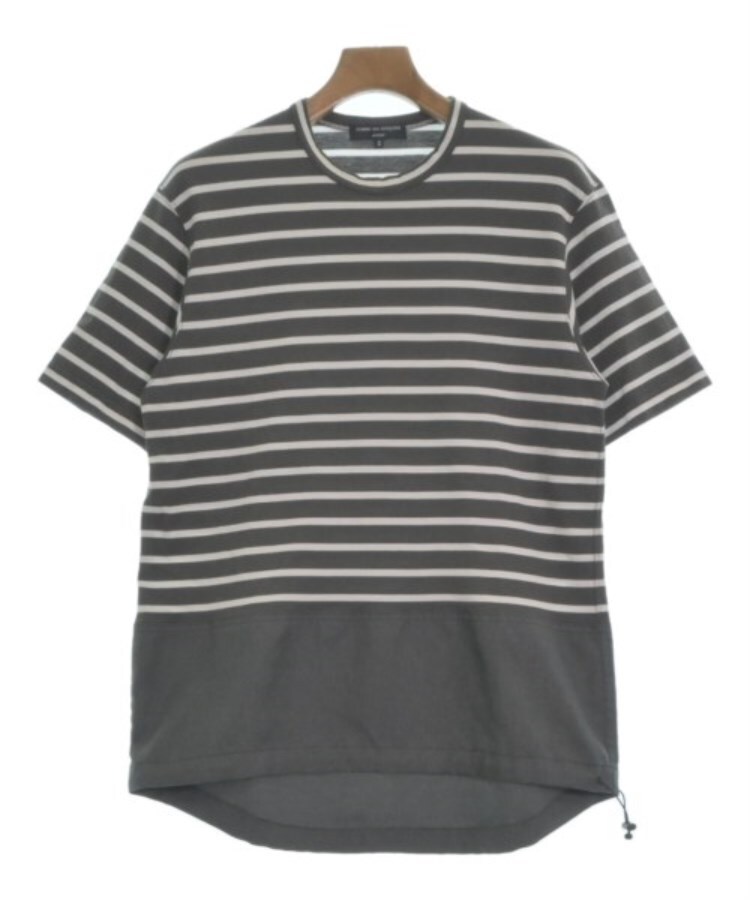 ラグタグ(RAGTAG)のCOMME des GARCONS HOMME コムデギャルソンオム メンズ Tシャツ・カットソー サイズ：S グレーx白(ボーダー)