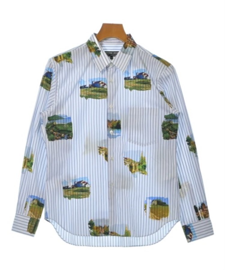ラグタグ(RAGTAG)のCOMME des GARCONS HOMME DEUX コムデギャルソンオムドゥ メンズ カジュアルシャツ サイズ：XS 白x紺x緑等(総柄)