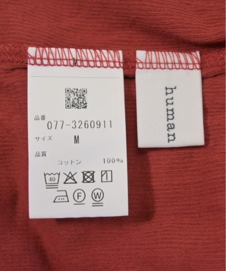 ラグタグ(RAGTAG)のHUMAN WOMAN ヒューマンウーマン レディース Tシャツ・カットソー サイズ：M3