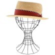 ラグタグ(RAGTAG)のGenuine Panama Hat ジェニュインパナマハット レディース ストローハット サイズ：58cm ベージュx赤