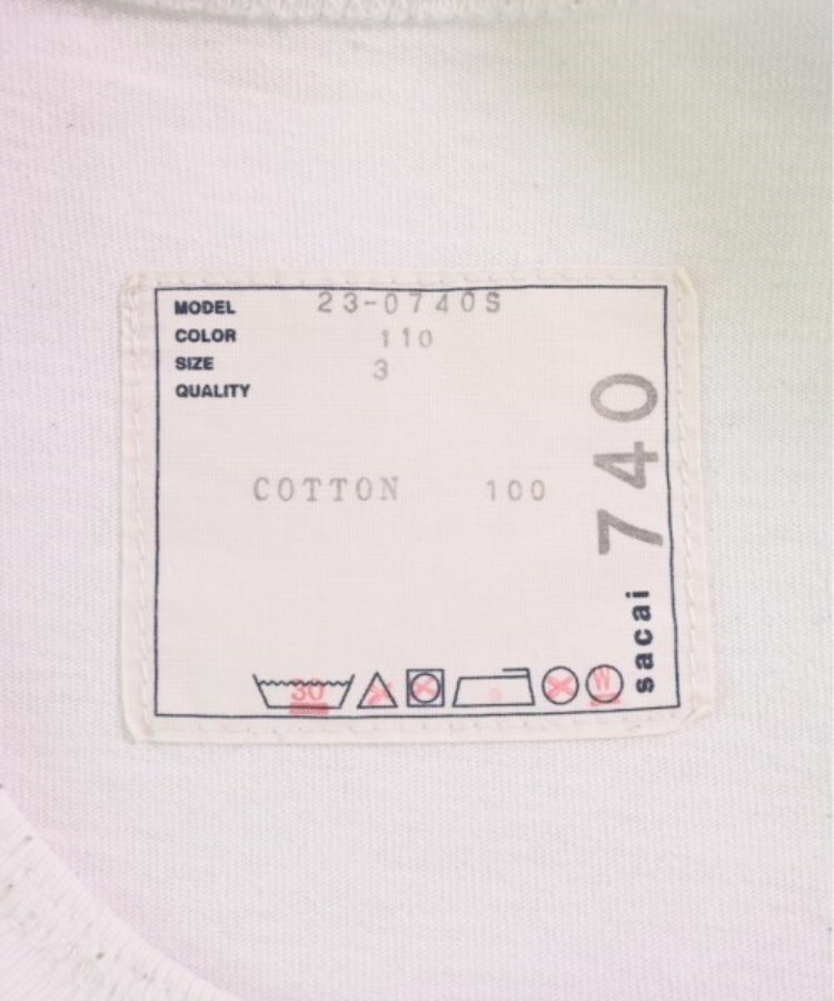 ラグタグ(RAGTAG)のsacai サカイ メンズ Tシャツ・カットソー サイズ：3(L位)3