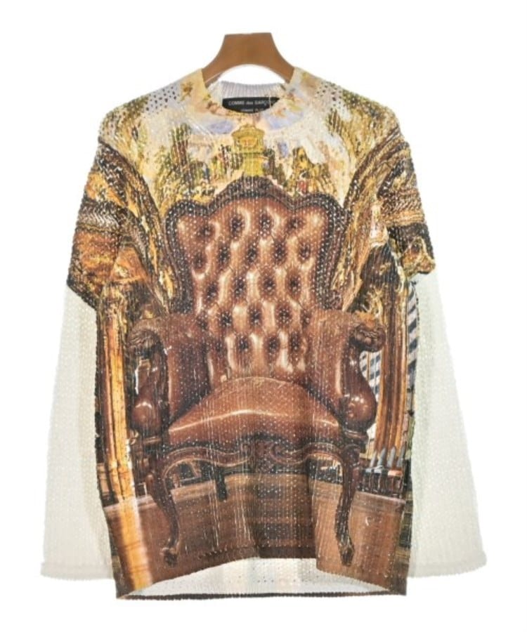 ラグタグ(RAGTAG)のCOMME des GARCONS HOMME PLUS コムデギャルソンオムプリュス メンズ ニット・セーター サイズ：S 白x茶系等