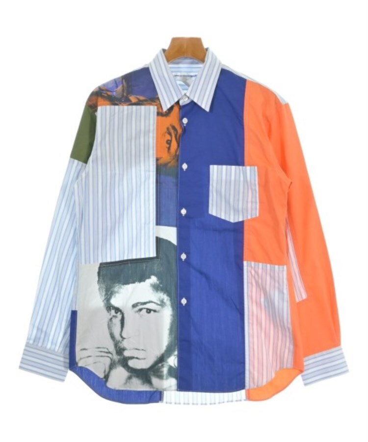 ラグタグ(RAGTAG)のCOMME des GARCONS SHIRT コムデギャルソンシャツ メンズ カジュアルシャツ サイズ：S 青xオレンジx白等(ストライプ)