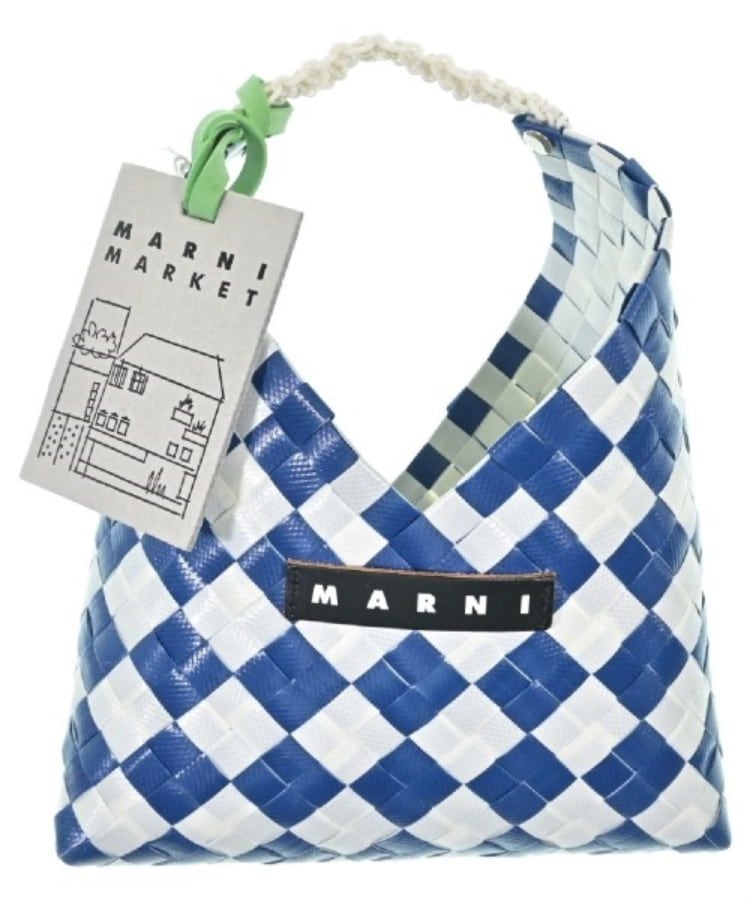 ラグタグ(RAGTAG)のMARNI マルニ レディース ハンドバッグ 青x白