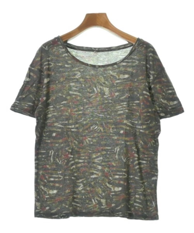 ラグタグ(RAGTAG)のIRO イロ レディース Tシャツ・カットソー サイズ：0(XS位) カーキx黒xグレー(総柄)