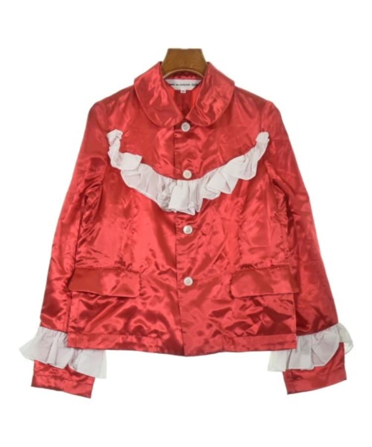ラグタグ(RAGTAG)のCOMME des GARCONS GIRL コムデギャルソンガール レディース カジュアルジャケット サイズ：XS 赤x白