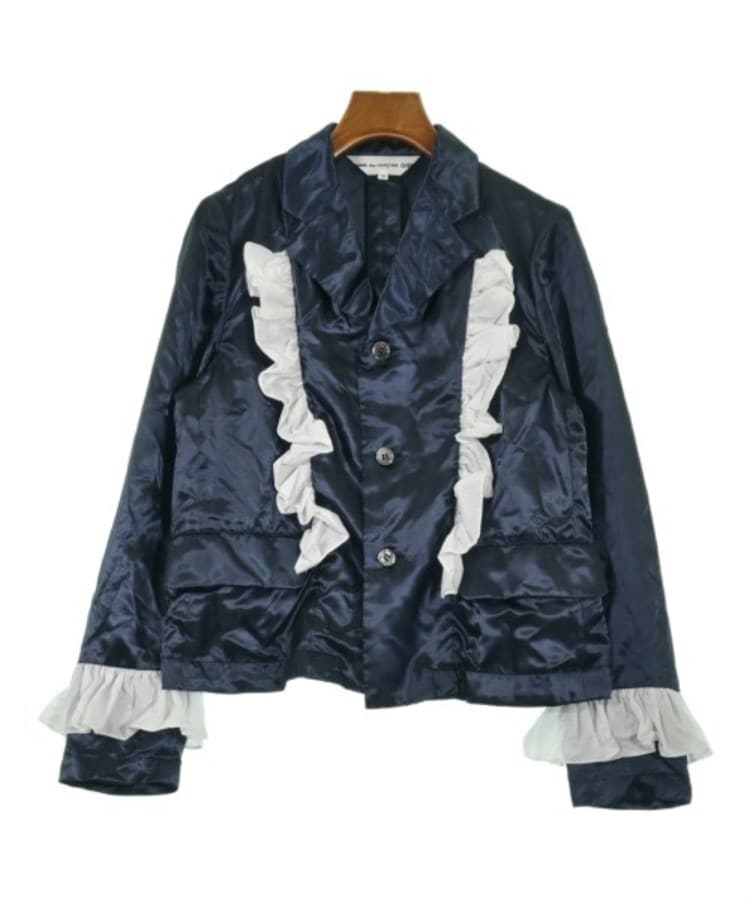 ラグタグ(RAGTAG)のCOMME des GARCONS GIRL コムデギャルソンガール レディース カジュアルジャケット サイズ：S 紺