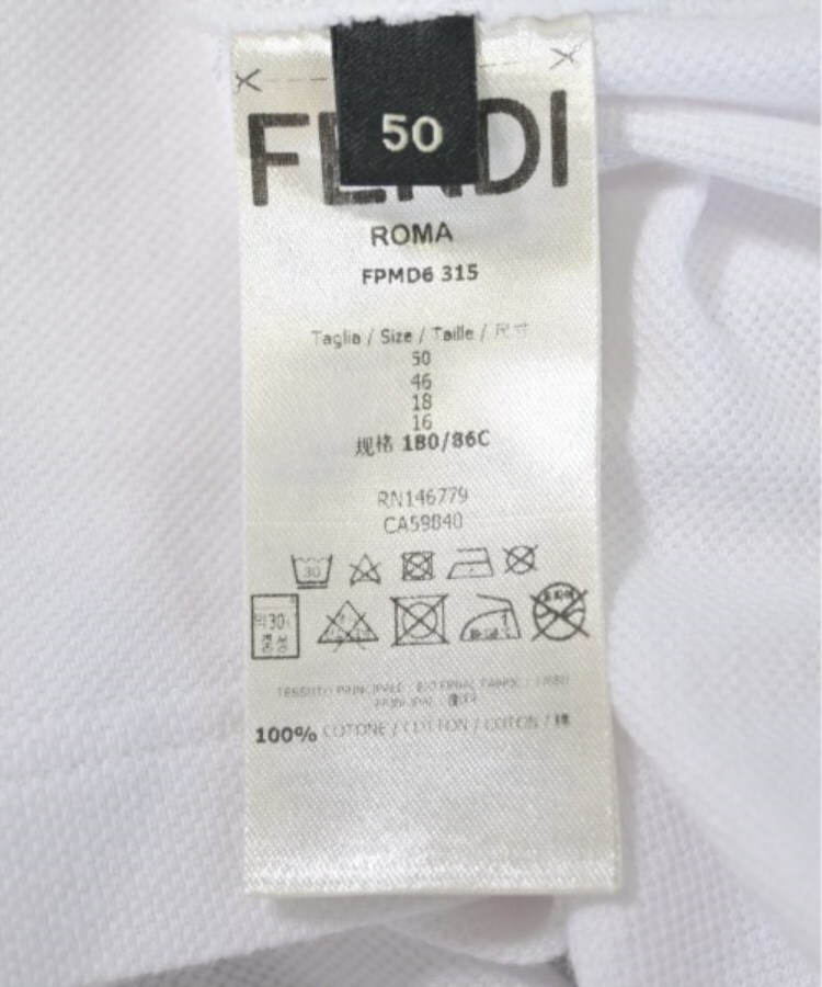 ラグタグ(RAGTAG)のFENDI フェンディ メンズ ポロシャツ サイズ：50(XL位)4