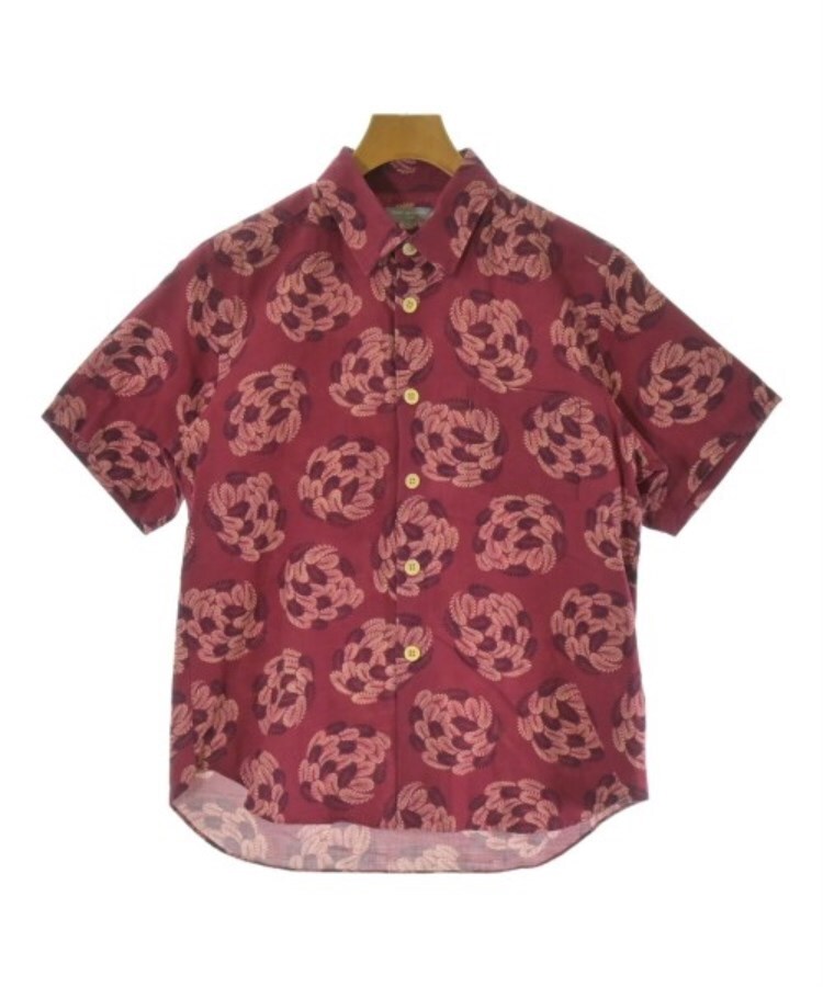 ラグタグ(RAGTAG)のCOMME des GARCONS HOMME コムデギャルソンオム メンズ カジュアルシャツ サイズ：S エンジx白系(総柄)
