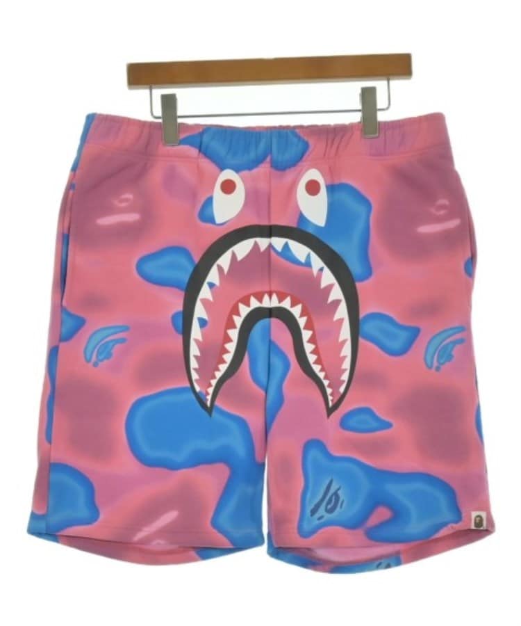 A BATHING APE パンツ HEAD BEACH SHORTS メンズ : ZOZOTOWN