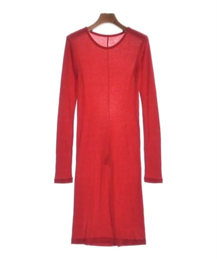 ラグタグ(RAGTAG)のYohji Yamamoto ヨウジヤマモト レディース ワンピース サイズ：2(S位) 赤