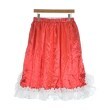 ラグタグ(RAGTAG)のCOMME des GARCONS GIRL コムデギャルソンガール レディース ロング・マキシ丈スカート サイズ：S 赤x白