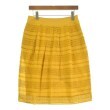 ラグタグ(RAGTAG)のMAX MARA WEEK END LINE マックスマーラウィークエンドライン レディース ひざ丈スカート サイズ：42(L位) 黄