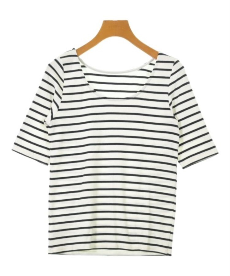 ラグタグ(RAGTAG)のNATURAL BEAUTY BASIC ナチュラルビューティーベーシック レディース Tシャツ・カットソー サイズ：M 白x黒(ボーダー)