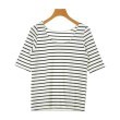 ラグタグ(RAGTAG)のNATURAL BEAUTY BASIC ナチュラルビューティーベーシック レディース Tシャツ・カットソー サイズ：M 白x黒(ボーダー)