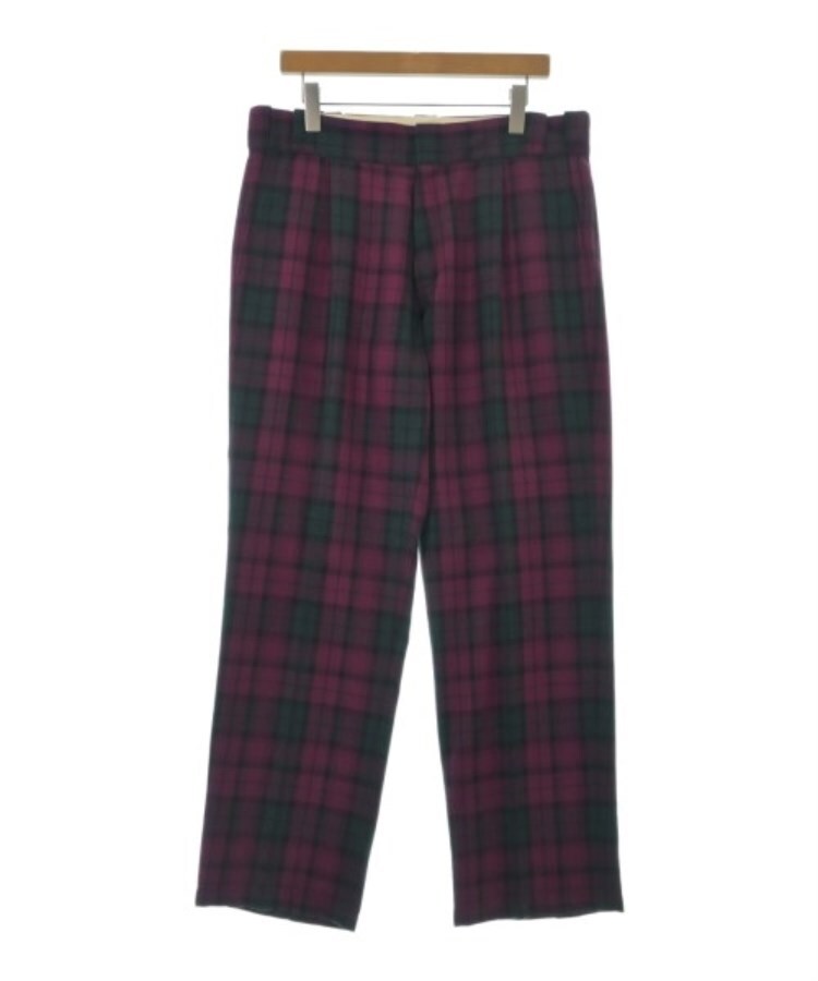 ラグタグ(RAGTAG)のGOSHA RUBCHINSKIY ゴーシャラブチンスキー メンズ スラックス サイズ：L ピンクx緑x黒(チェック)