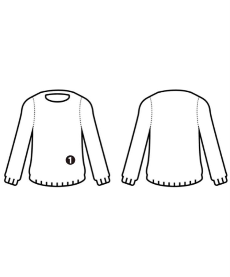 ラグタグ(RAGTAG)のNATURAL BEAUTY BASIC ナチュラルビューティーベーシック レディース ニット・セーター サイズ：M8
