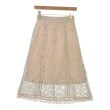 ラグタグ(RAGTAG)のJILL by JILL STUART ジルバイジルスチュアート レディース ロング・マキシ丈スカート サイズ：S ピンク系(レース)