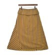 ラグタグ(RAGTAG)のJIL SANDER ジルサンダー レディース ロング・マキシ丈スカート サイズ：32(XXXS位) 黄x茶(ストライプ)