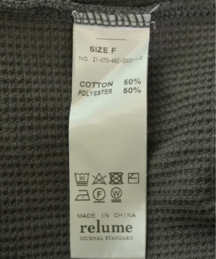 ラグタグ(RAGTAG)のJOURNAL STANDARD relume ジャーナルスタンダードレリューム レディース Tシャツ・カットソー サイズ：F4