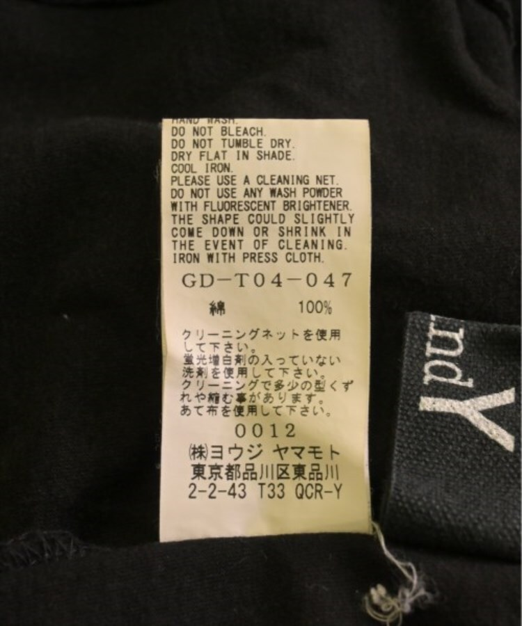 ラグタグ(RAGTAG)のGround Y グラウンドワイ メンズ Tシャツ・カットソー サイズ：3(M位)4