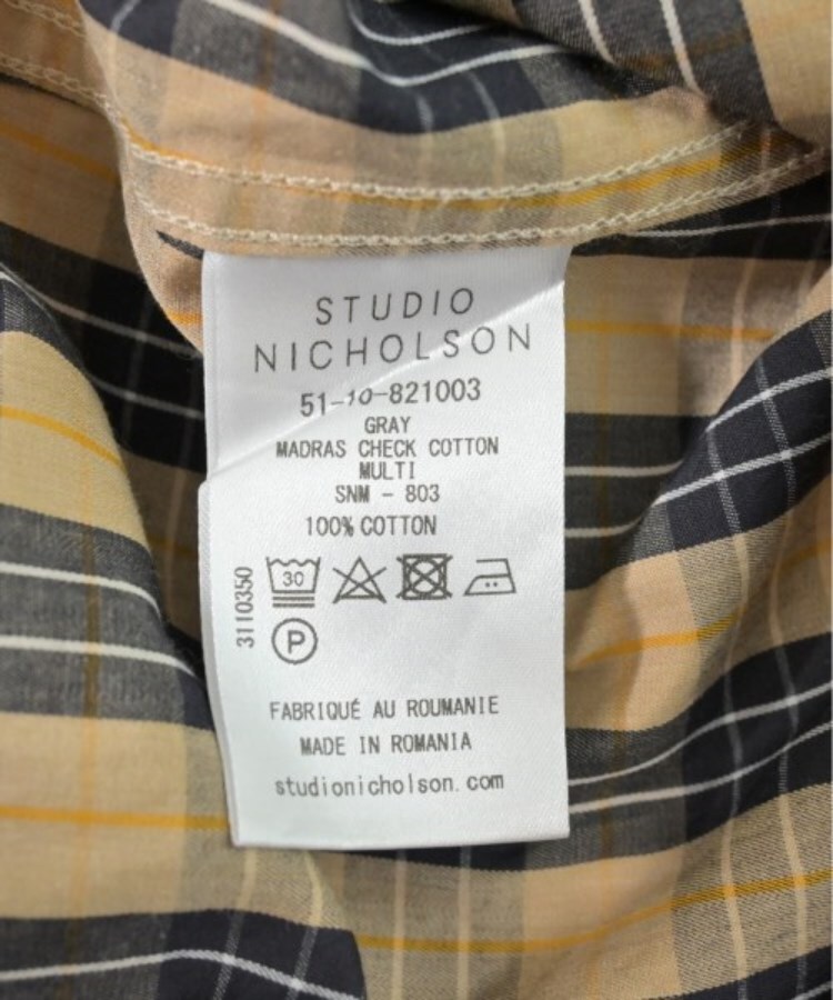 ラグタグ(RAGTAG)のSTUDIO NICHOLSON スタジオニコルソン メンズ カジュアルシャツ サイズ：S4