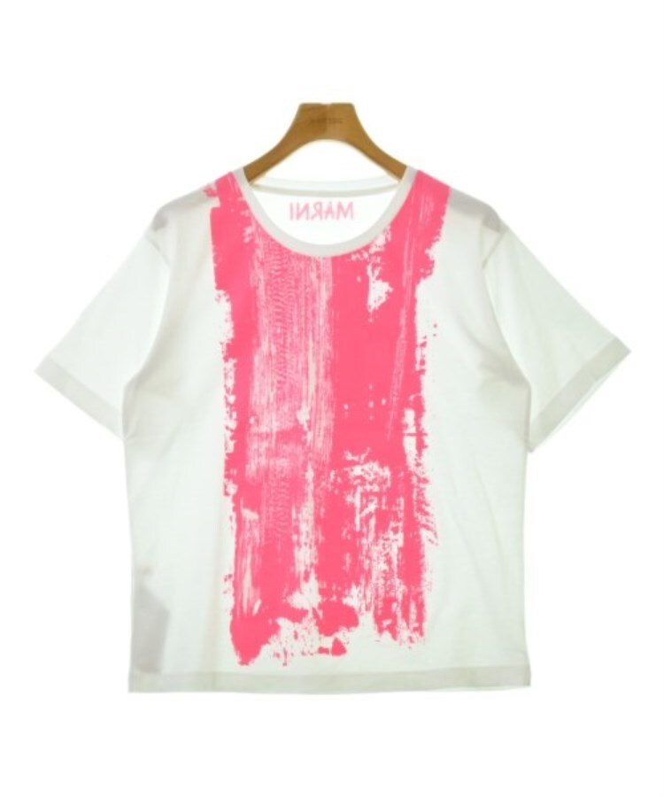 ラグタグ(RAGTAG)のMARNI マルニ メンズ Tシャツ・カットソー サイズ：42(XS位) 白xピンク