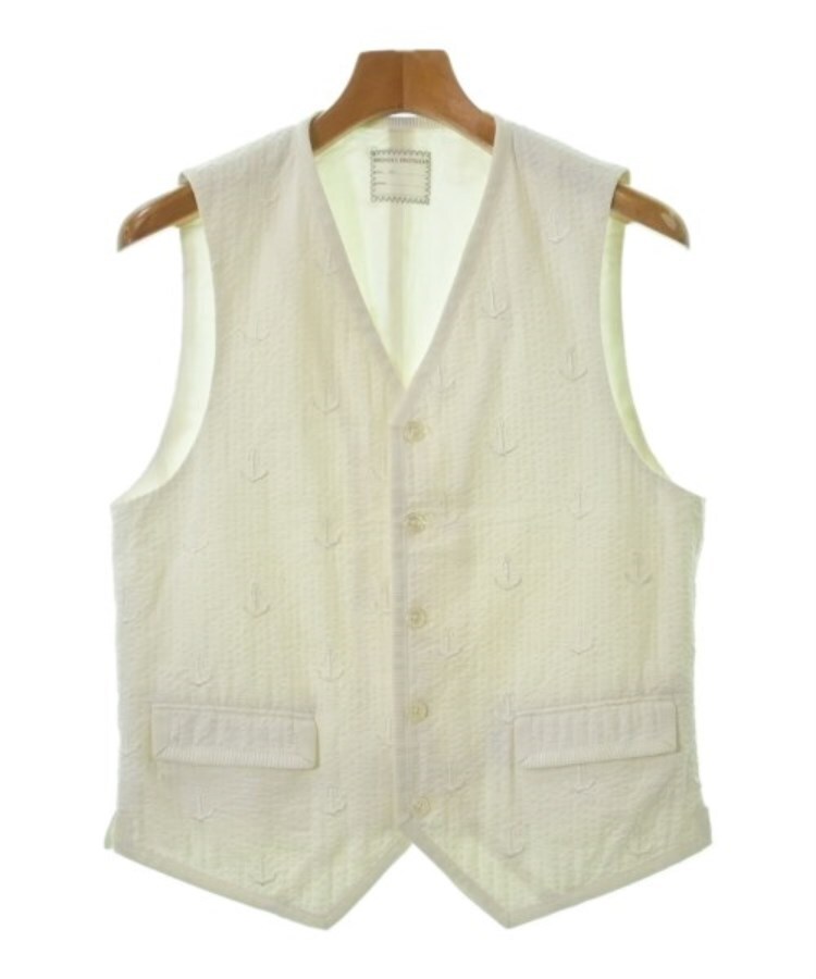 ラグタグ(RAGTAG)のBLACK FLEECE BY Brooks Brothers ブラックフリースバイブルックスブラザーズ メンズ ドレスシャツ サイズ：-(XS位) 白(総柄)