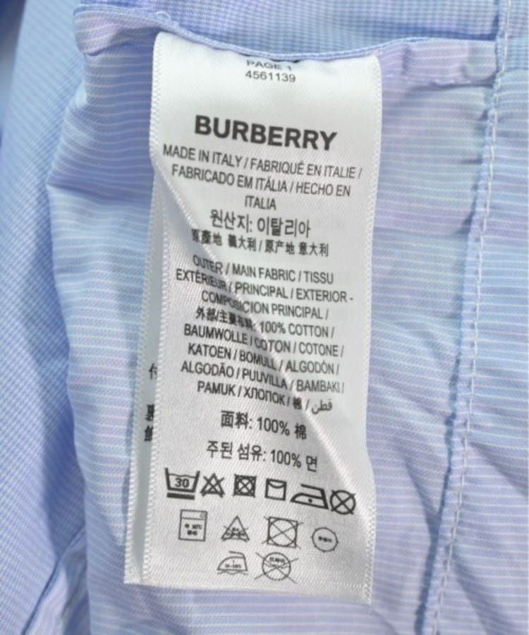 ラグタグ(RAGTAG)のBURBERRY バーバリー メンズ カジュアルシャツ サイズ：S4