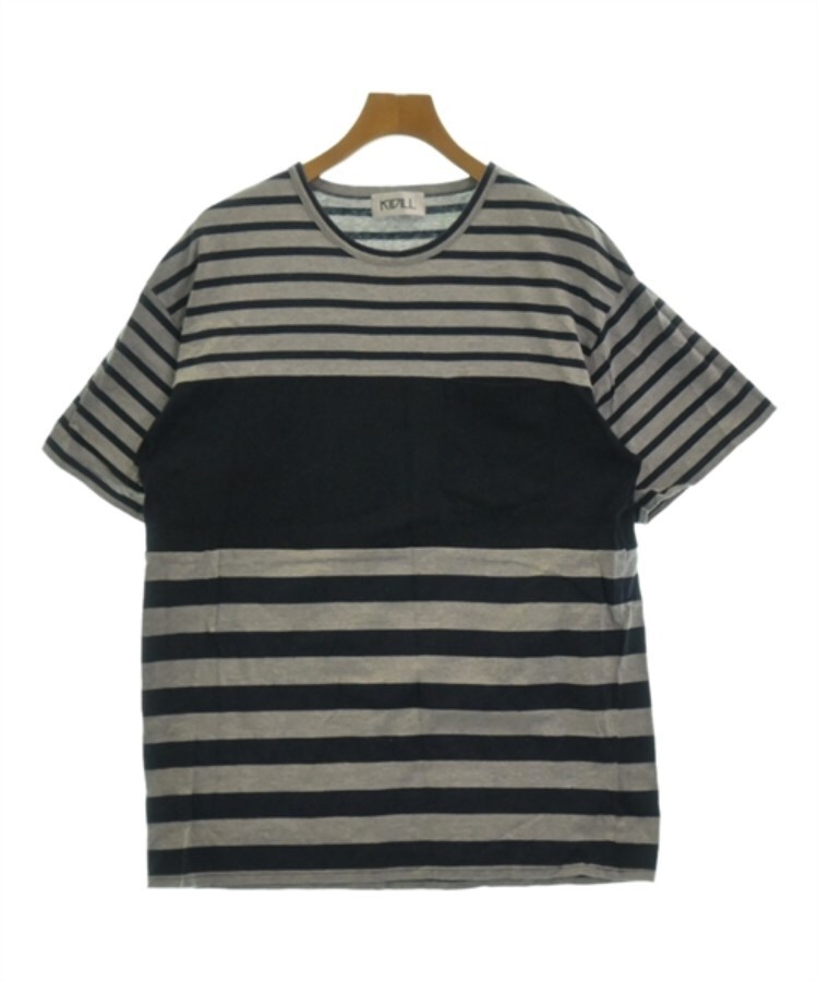 ラグタグ(RAGTAG)のKIDILL キディル メンズ Tシャツ・カットソー サイズ：F グレーx紺(ボーダー)