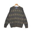 ラグタグ(RAGTAG)のTOWNCRAFT タウンクラフト メンズ ニット・セーター サイズ：XL カーキx黒xベージュ系(総柄)