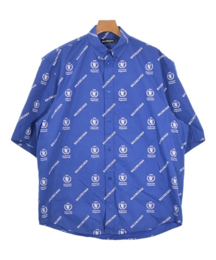 ラグタグ(RAGTAG)のBALENCIAGA バレンシアガ メンズ カジュアルシャツ サイズ：39(M位) 青x白(総柄)