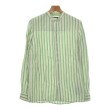 ラグタグ(RAGTAG)のRAF SIMONS ラフシモンズ メンズ カジュアルシャツ サイズ：46(M位) 緑xベージュx白(ストライプ)