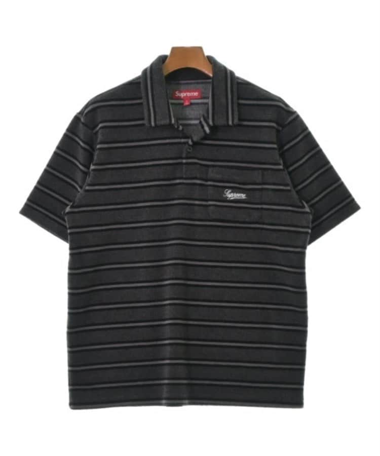 ラグタグ(RAGTAG)のSupreme シュプリーム メンズ ポロシャツ サイズ：S グレー(ボーダー)
