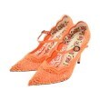 ラグタグ(RAGTAG)のGUCCI グッチ レディース パンプス サイズ：EU34(20.5cm位) オレンジ(レース)