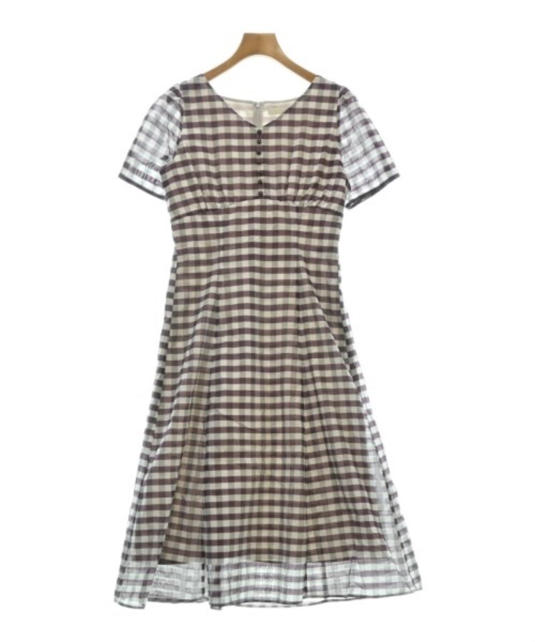 ラグタグ(RAGTAG)のPROPORTION BODY DRESSING プロポーションボディードレッシング レディース ワンピース サイズ：S 紫xアイボリー系等(チェック)