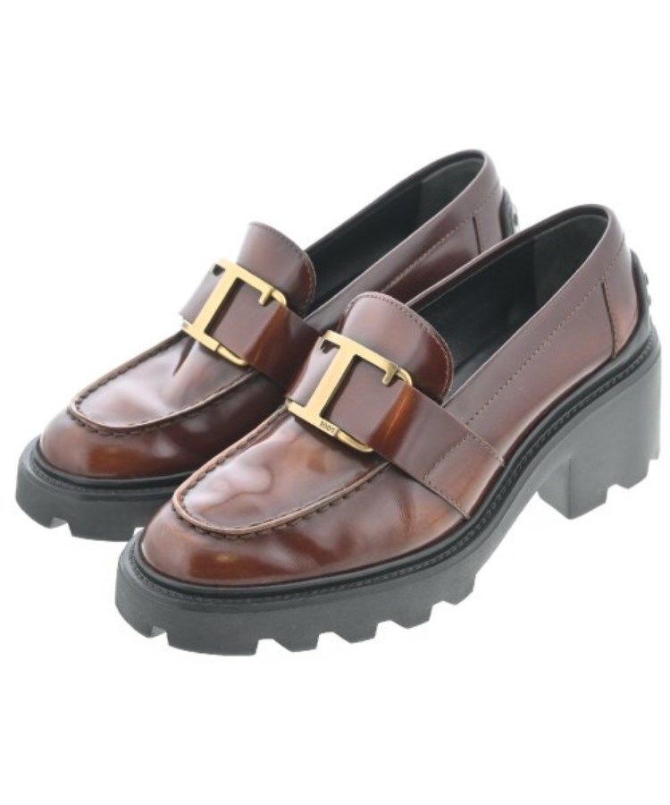 ラグタグ(RAGTAG)のTOD'S トッズ レディース ドレスシューズ/ローファー サイズ：EU37 1/2(24cm位) 茶系