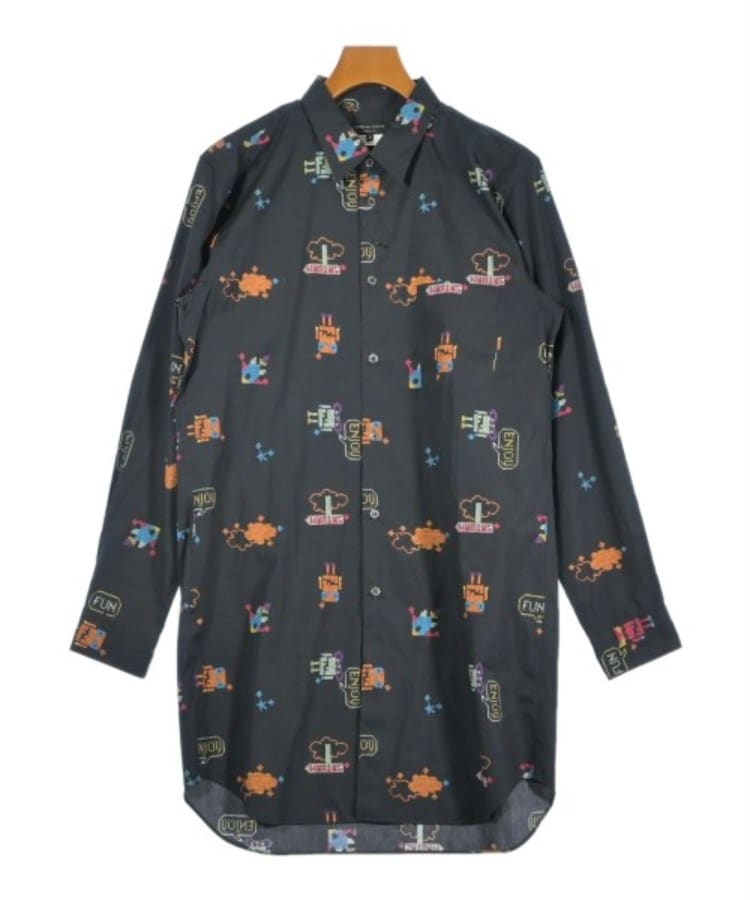 ラグタグ(RAGTAG)のCOMME des GARCONS HOMME PLUS コムデギャルソンオムプリュス メンズ カジュアルシャツ サイズ：M 黒xオレンジx青等(総柄)