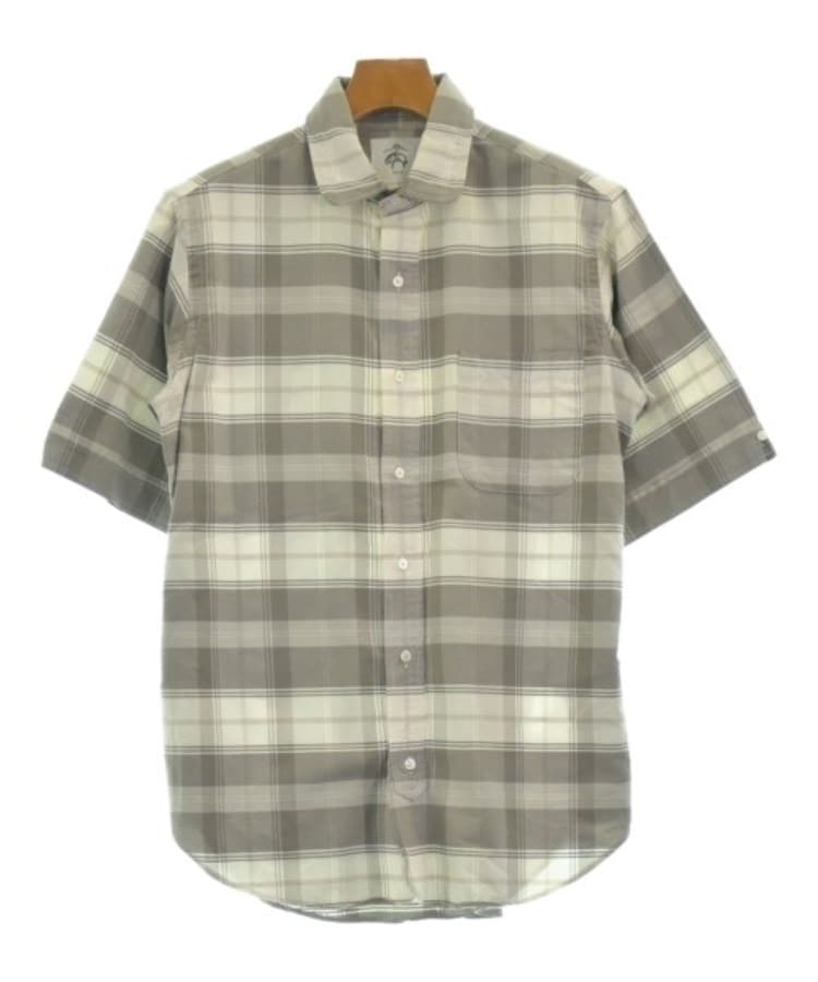 ラグタグ(RAGTAG)のBLACK FLEECE BY Brooks Brothers ブラックフリースバイブルックスブラザーズ メンズ カジュアルシャツ サイズ：BB0(S位) グレーx白(チェック)