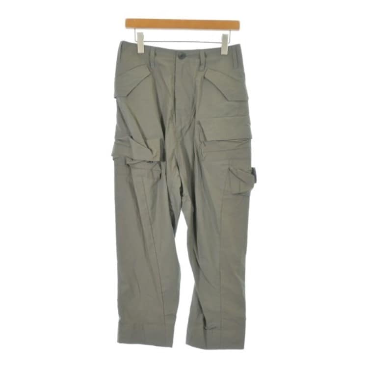 JULIUS ユリウス L オレンジ カーゴパンツ ジッパーポケット付き ユリウス JULIUS 12oz Coated Denim Tapered Gasmask Cargo