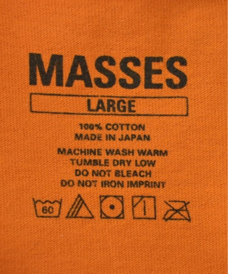 ラグタグ(RAGTAG)のMASSES マシス メンズ Tシャツ・カットソー サイズ：L3