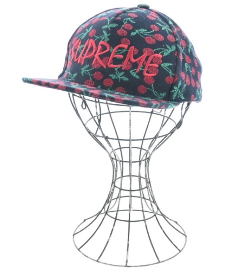 ラグタグ(RAGTAG)のSupreme シュプリーム メンズ キャップ 紺x赤x緑(総柄)