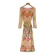 ラグタグ(RAGTAG)のEMILIO PUCCI エミリオプッチ レディース ワンピース サイズ：38(S位) ピンクx緑x黄緑等(総柄)