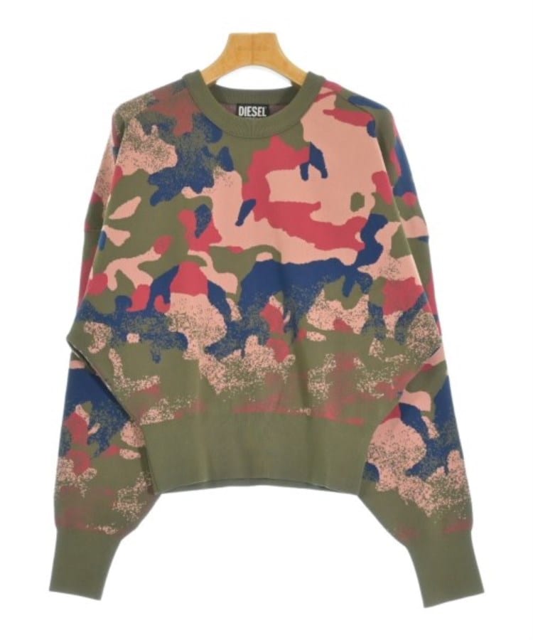 ラグタグ(RAGTAG)のDIESEL ディーゼル レディース ニット・セーター サイズ：XS カーキxピンクx紺等(総柄)